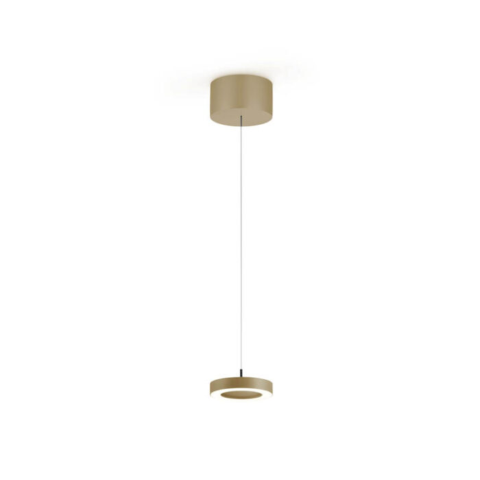 Knapstein DAJA-1 LED-Pendelleuchte einflammig Effekt Bronze