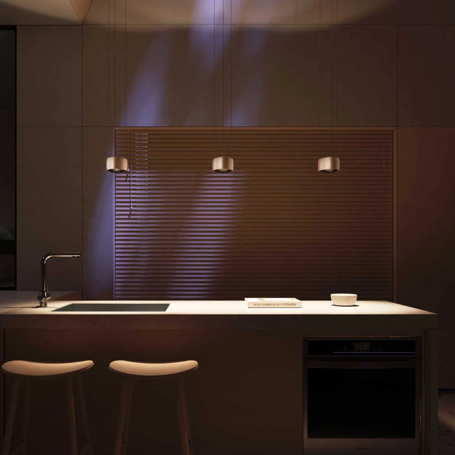 LOOM Design Air SO Soft Ivory/Black LED-Pendelleuchte – Bild 5