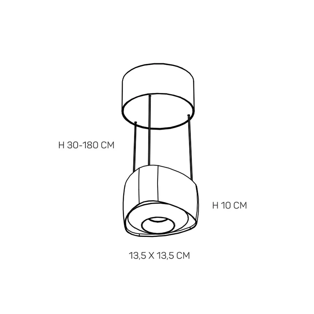LOOM Design Air SO Soft Ivory/Black LED-Pendelleuchte – Bild 9