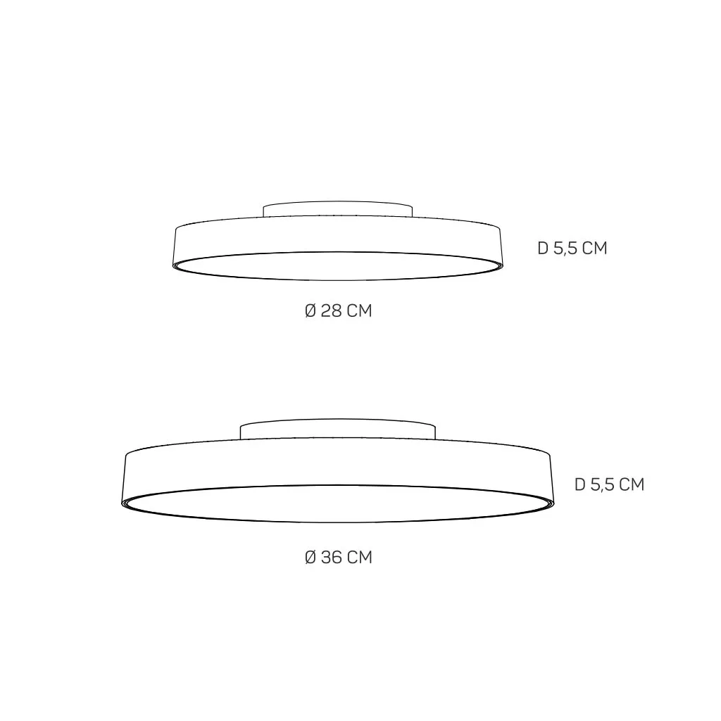 LOOM Design Avela Ø 28 Wand-Deckenleuchte – Bild 12