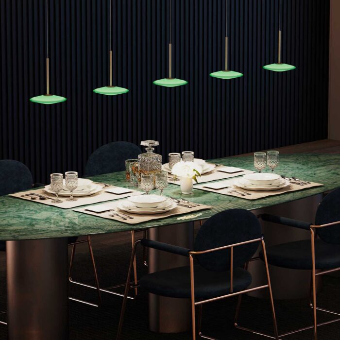 LOOM Design Solene SO LED-Pendelleuchte Grün – Bild 7