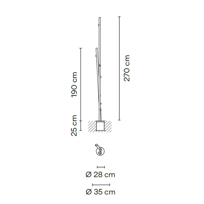 VIBIA Bamboo 4811 Outdoor Gartenleuchte – Bild 6