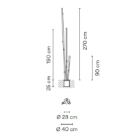 VIBIA Bamboo 4812 Outdoor Gartenleuchte – Bild 9