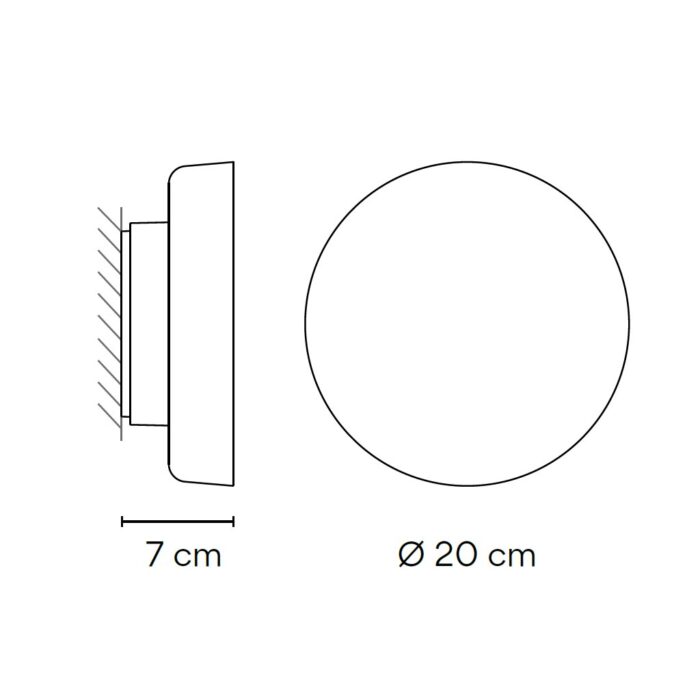 Vibia Dots Glass 4680 LED-Außenwandleuchte – Bild 7