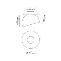 Vibia Duo Petra 4881 Deckenleuchte – Bild 5