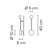 VIBIA Pin LED-Wandleuchte 1690 – Bild 9