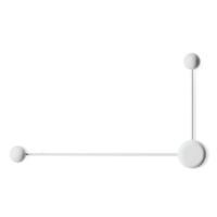 VIBIA Pin LED-Wandleuchte 1694 warmweiß