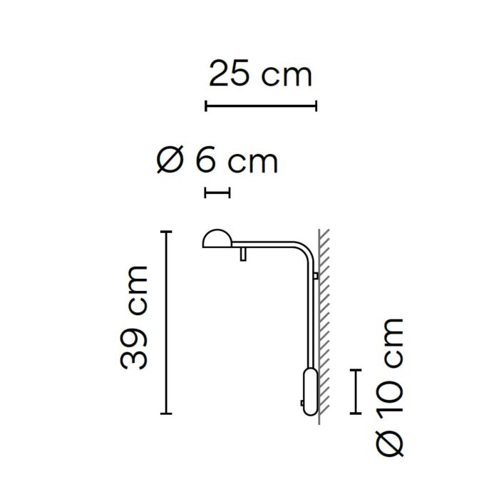 VIBIA Pin LED-Wandleuchte 1680 – Bild 9