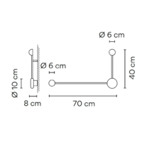 VIBIA Pin LED-Wandleuchte 1694 – Bild 8