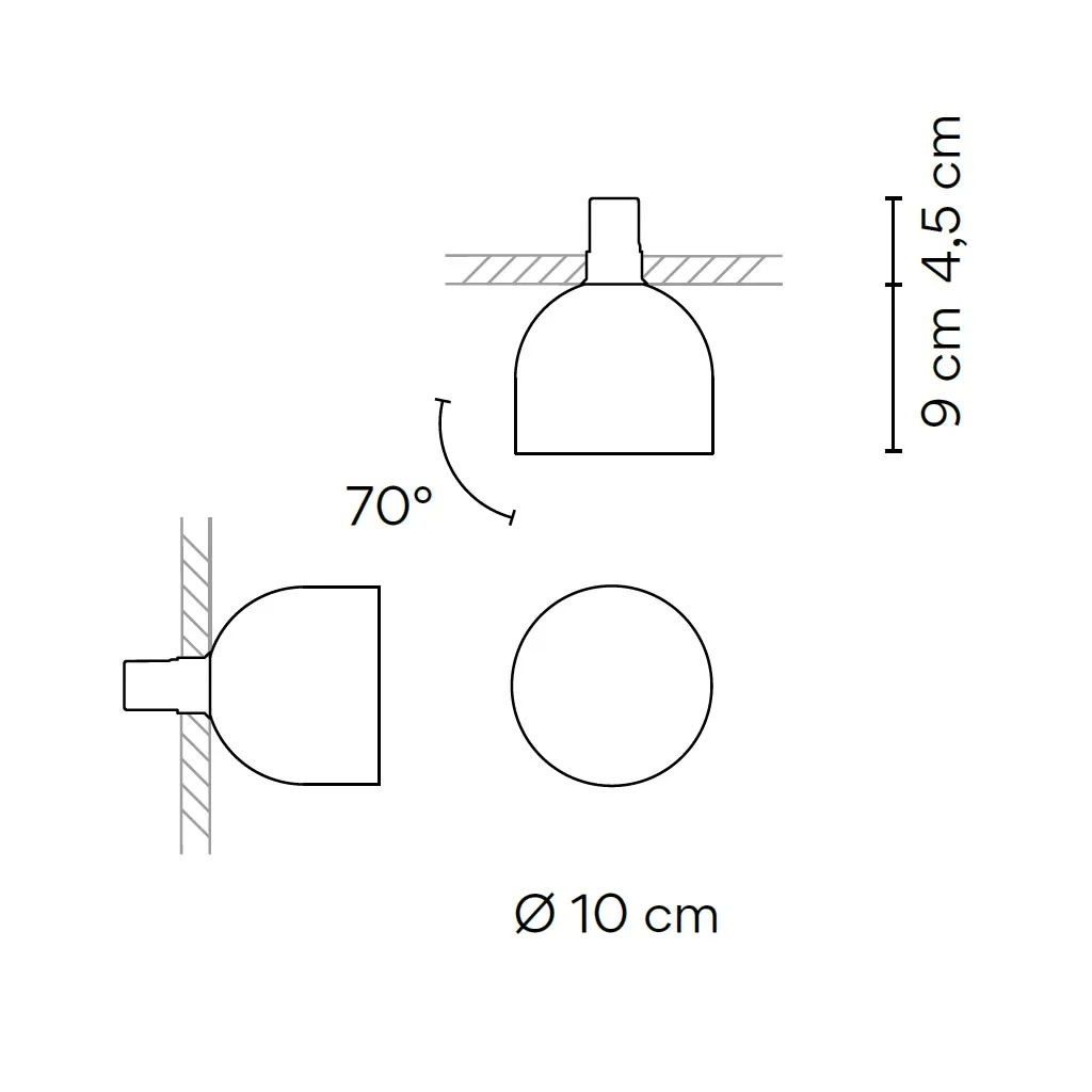 Vibia Plusminus Solo 6331 Einbau-Deckenleuchte mit Spot Diffusor Mittel – Bild 10