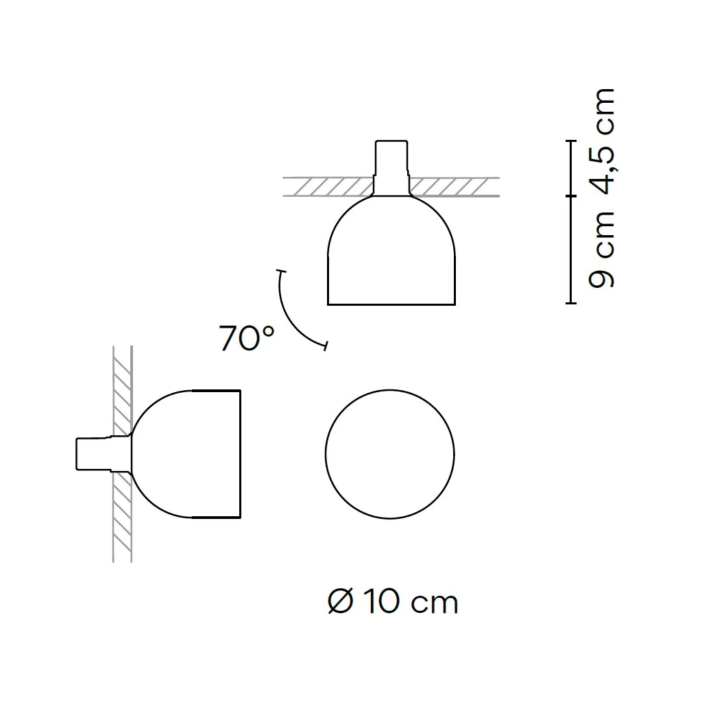 Vibia Plusminus Solo 6333 Einbau-Deckenleuchte mit Flachdiffusor – Bild 14