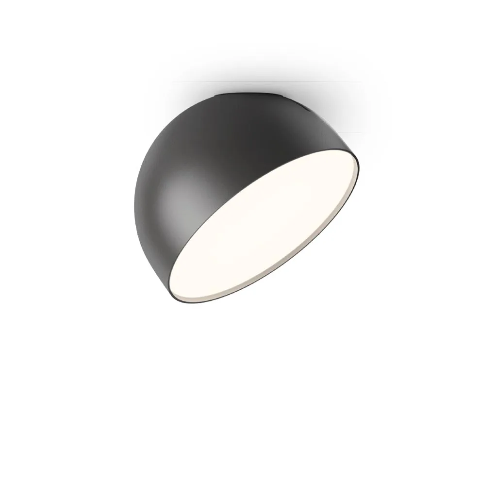 Vibia Plusminus Solo 6335 Einbau-Deckenleuchte mit Flachdiffusor Schwarz