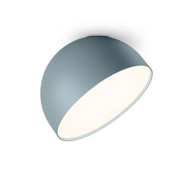 Vibia Plusminus Solo 6340 LED-Wand-Deckenleuchte mit Flachdiffusor Blau