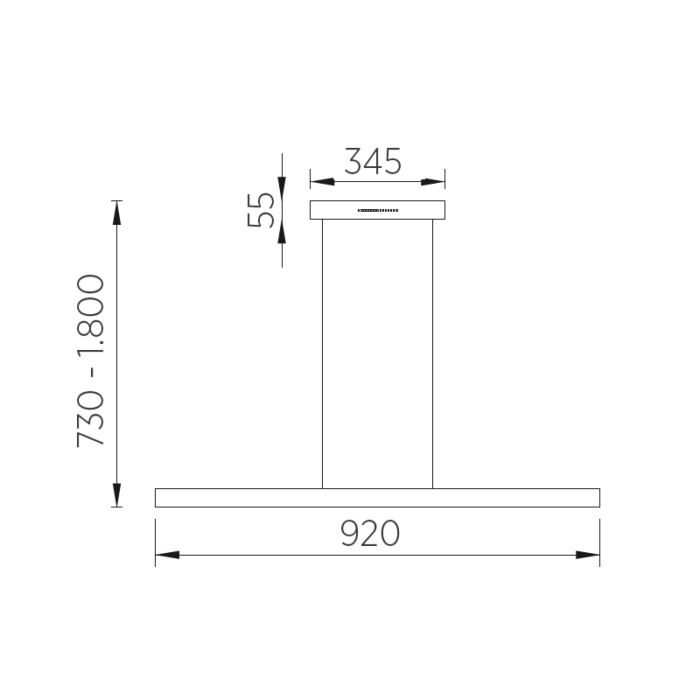 Knapstein LINDA LED-Pendelleuchte Sandfarben 92 cm – Bild 3