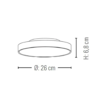 prediger.base p.136 LED-Deckenleuchte Ø 26 cm – Bild 4