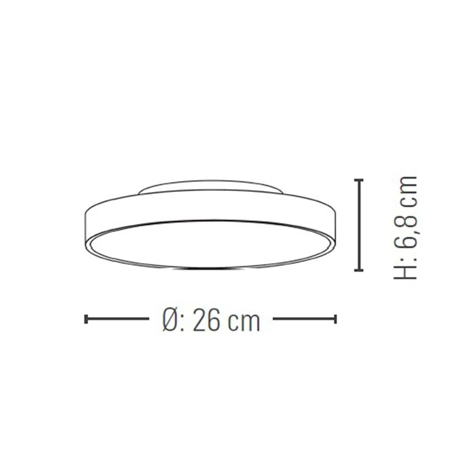 prediger.base p.136 LED-Deckenleuchte Ø 26 cm – Bild 4