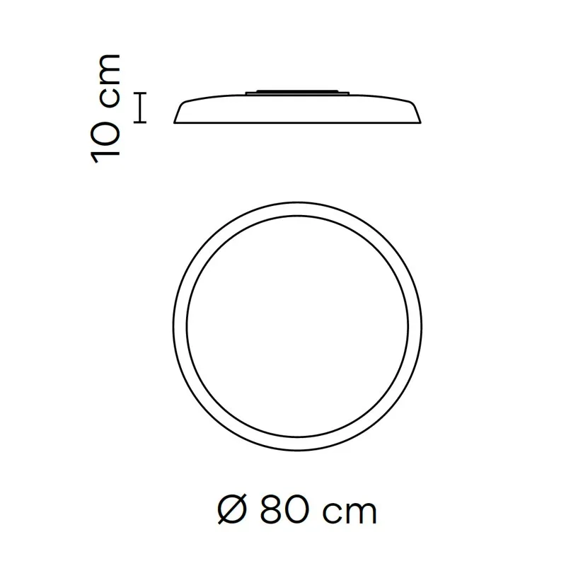 Vibia Bigger 3900 LED-Deckenleuchte Tunable White – Bild 8