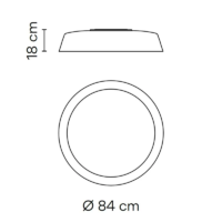 Vibia Bigger 3905 LED-Deckenleuchte Tunable White – Bild 9