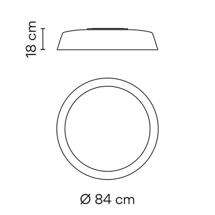 Vibia Bigger 3905 LED-Deckenleuchte Tunable White – Bild 9
