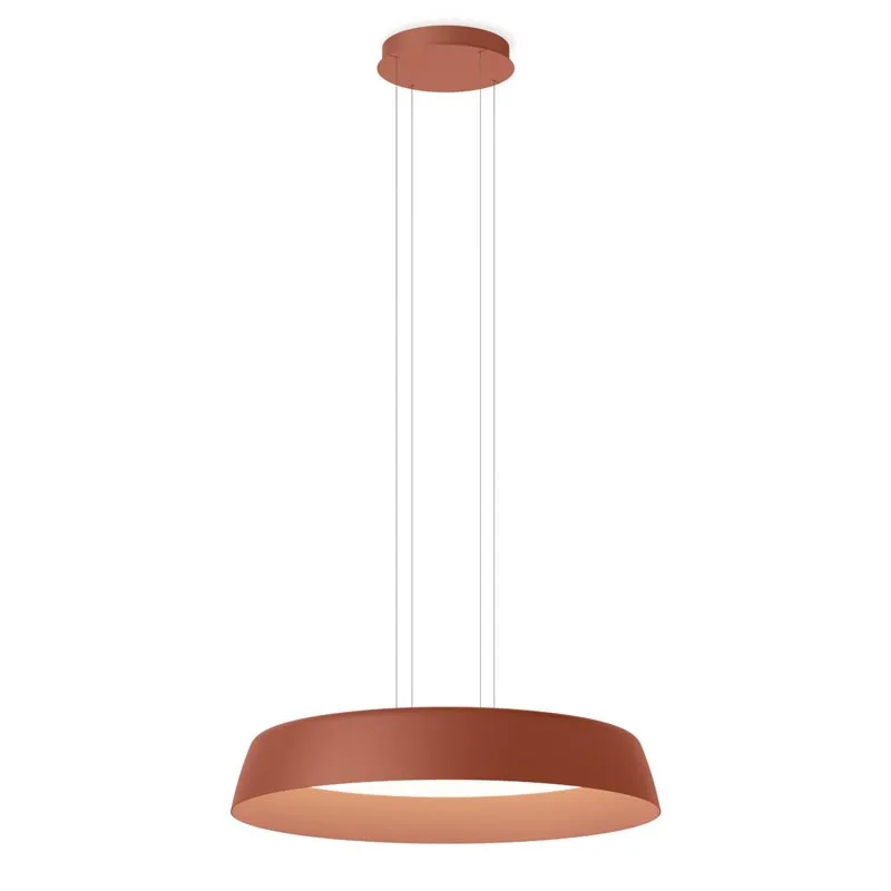 Vibia Bigger 3925 LED-Pendelleuchte Terra Rot