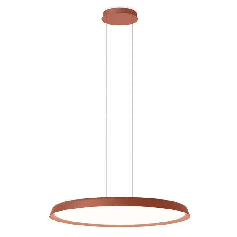 Vibia Bigger 3930 LED-Pendelleuchte Terra Rot