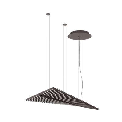 Vibia Rhythm Horizontal 2112 LED-Pendelleuchte Dunkelbraun