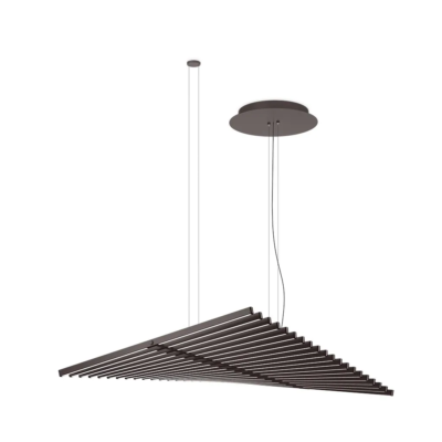 Vibia Rhythm Horizontal 2121 LED-Pendelleuchte Dunkelbraun