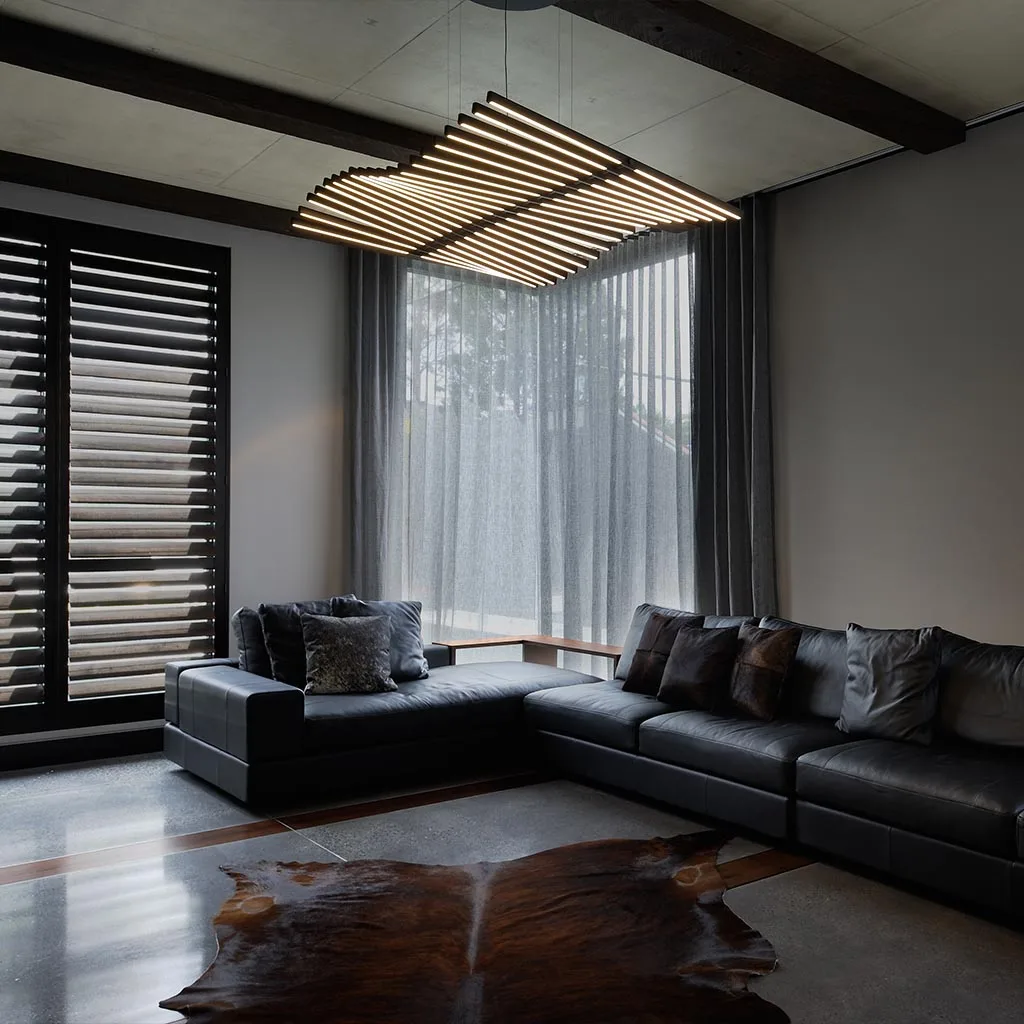 Vibia Rhythm Horizontal 2121 LED-Pendelleuchte Ambiente