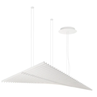 Vibia Rhythm Horizontal 2122 LED-Pendelleuchte Cremeweiß