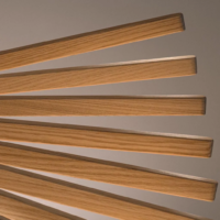 Vibia Rhythm Horizontal 2155 LED-Pendelleuchte Holz – Bild 7