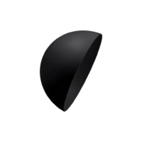 Cini & Nils Flip 250 Plafone Parete Wandleuchte Schwarz