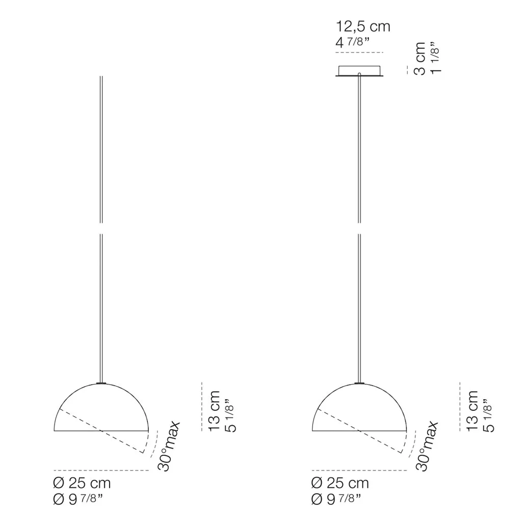 Cini & Nils Flip 250 Sospeso Pendelleuchte – Bild 15