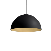 Cini & Nils Flip 250 Sospeso Pendelleuchte Schwarz Gold