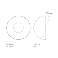 Cini & Nils Flip 500 Plafone Parete Wandleuchte – Bild 13