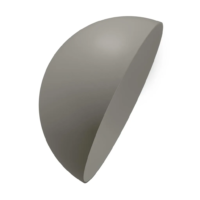 Cini & Nils Flip 500 Plafone Parete Wandleuchte Grau