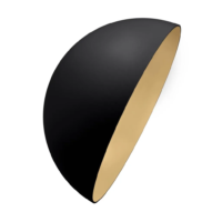 Cini & Nils Flip 500 Plafone Parete Wandleuchte Schwarz Gold