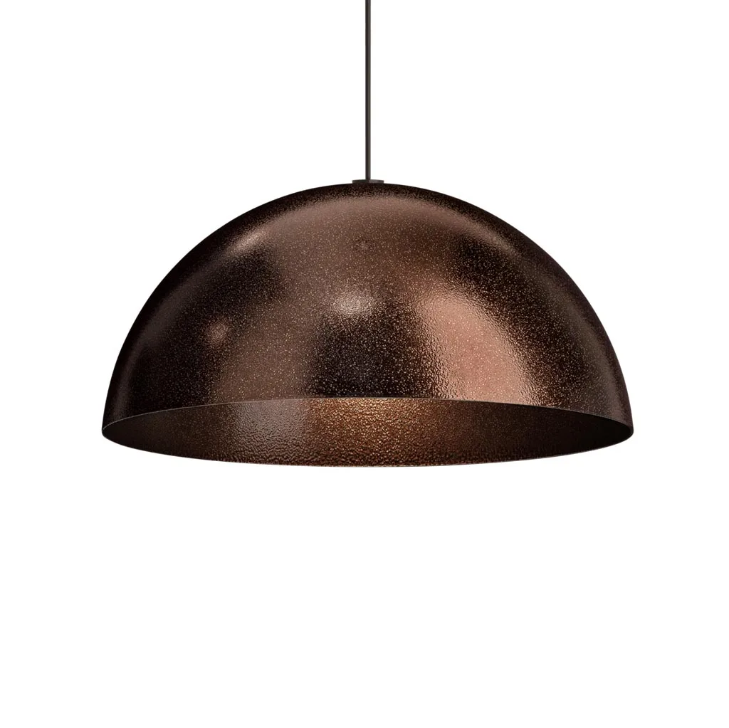 Cini & Nils Flip 500 Sospeso Pendelleuchte Hammerschlag Kupfer