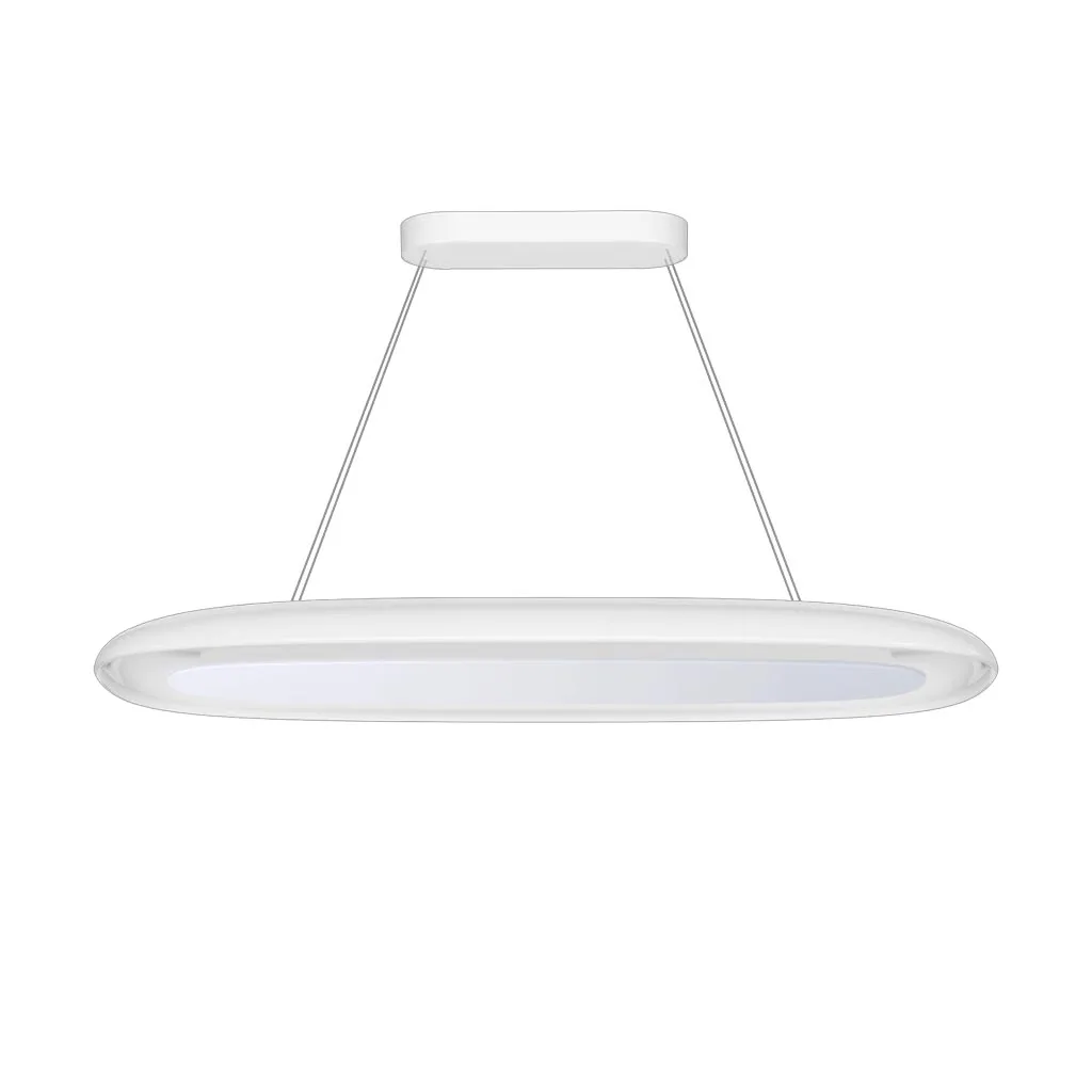 Cini & Nils Korum Sospeso Pendelleuchte Weiß glossy mit Spiegel