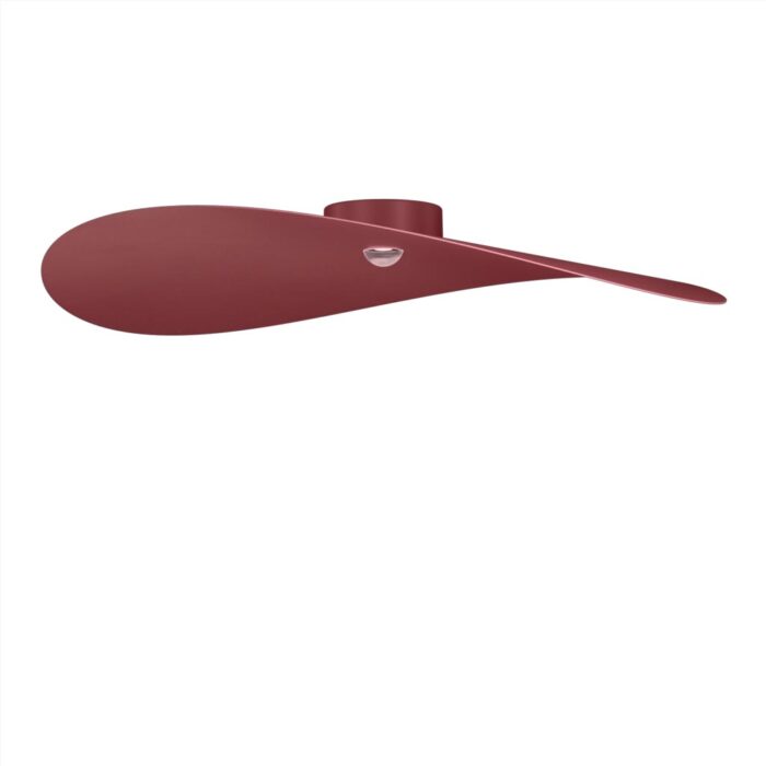 Cini & Nils Manta 800 Soffito Biemissione Deckenleuchte rot