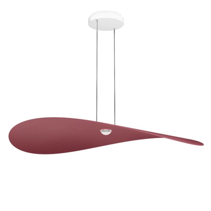 Cini & Nils Manta 800 Sospeso Monoemissione Pendelleuchte Rot