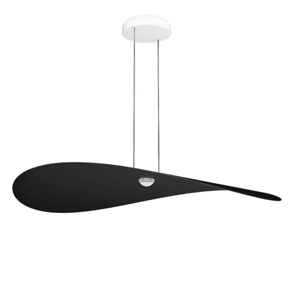 Cini & Nils Manta 800 Sospeso Monoemissione Pendelleuchte Schwarz