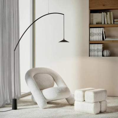 Cini & Nils Minima Filo Decentrata Bogenleuchte