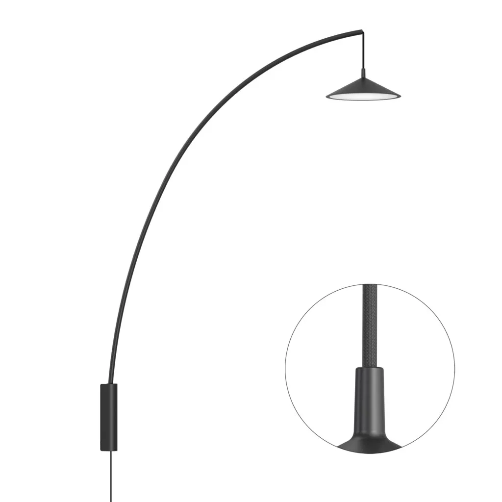 Cini & Nils Minima Parette Wandleuchte Schwarz