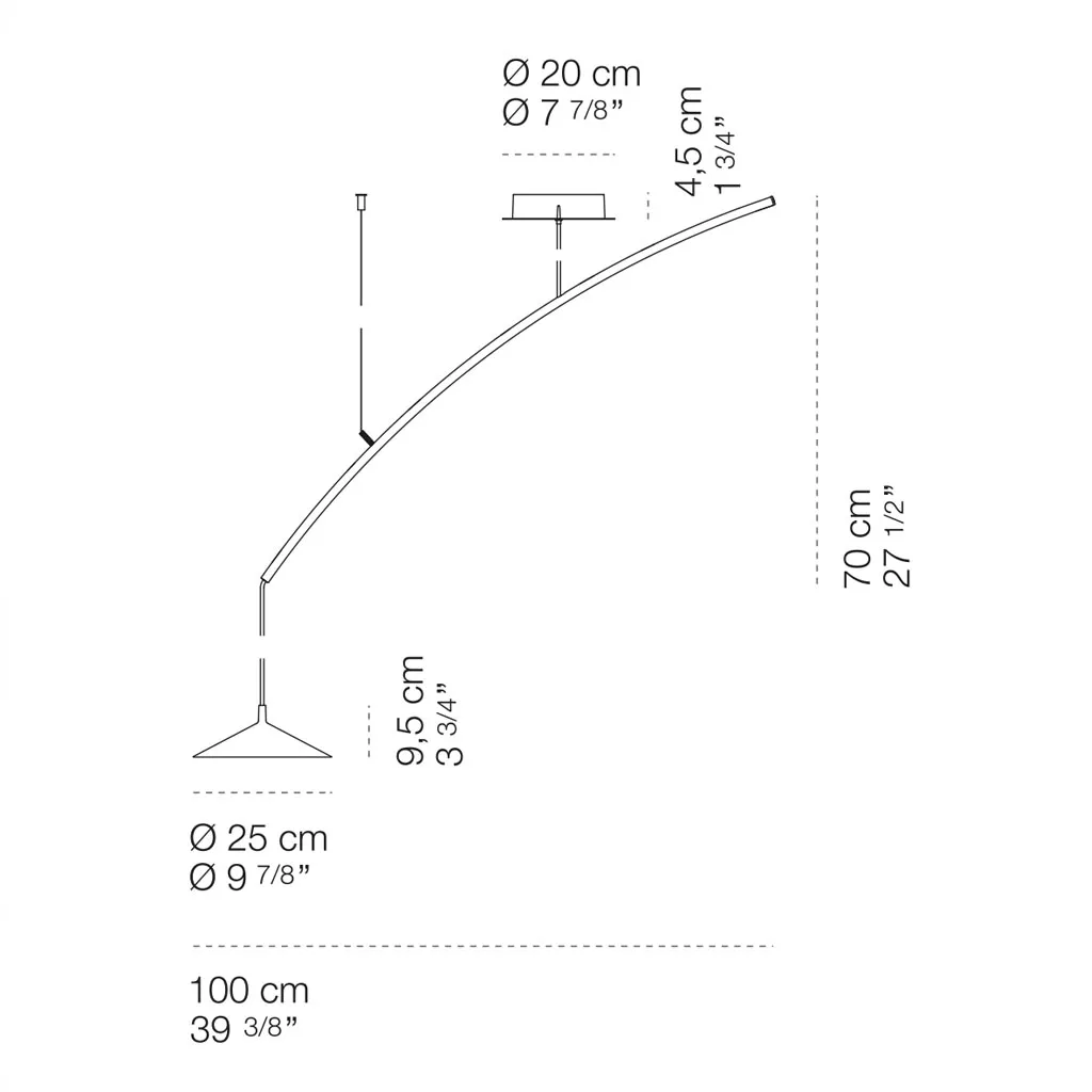 Cini & Nils Minima Sospesa Decentrata Pendelleuchte – Bild 10