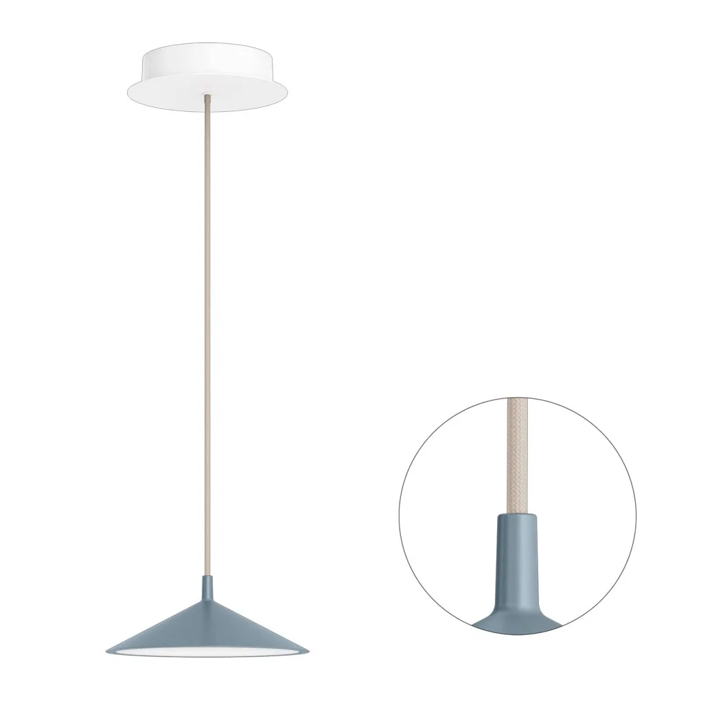 Cini & Nils Minima Sospesa Pendelleuchte Hellblau