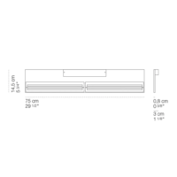 Cini & Nils Sottile 750 Wandleuchte – Bild 11