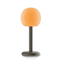 GRAU Fire Table Tischleuchte Schwarz
