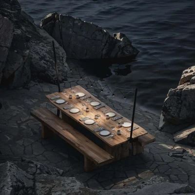 IP44.DE Cherry Bubbls Canes Tischhalterung für Lichterkette Ambiente