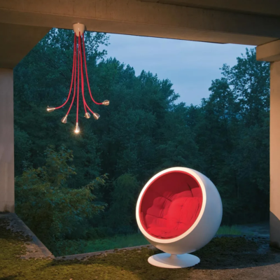 Less'n'More Athene Sechsflammig LED-Deckenleuchte Ambiente