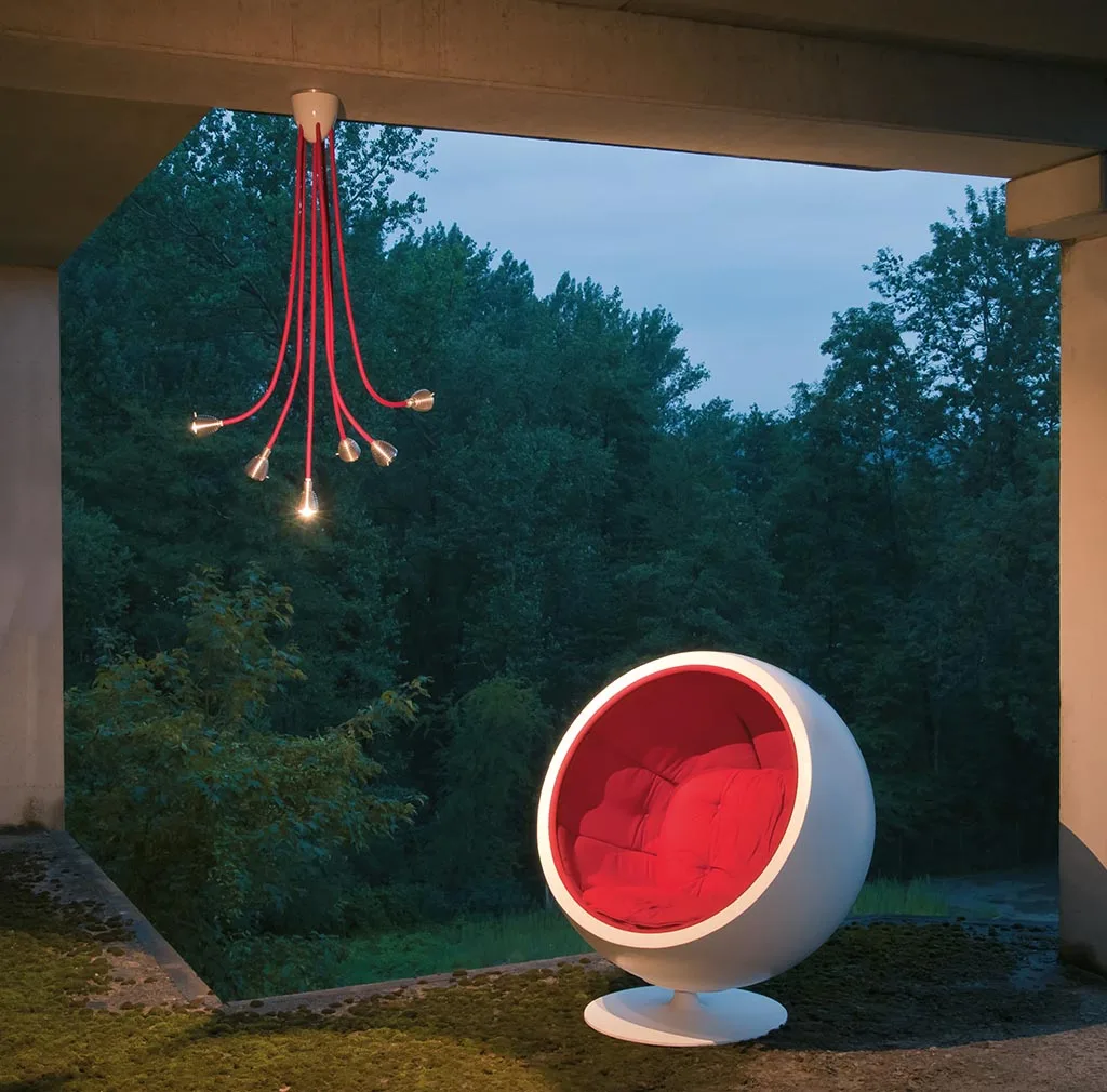 Less'n'More Athene Sechsflammig LED-Deckenleuchte Ambiente